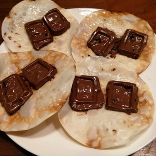 餃子の皮で！チョコおやつ